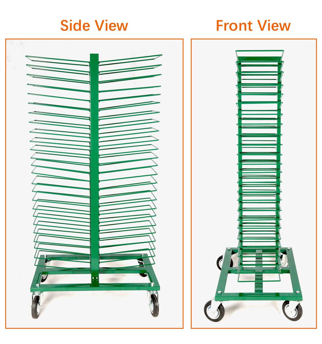 Showroom Display Stands Knock Down Metal Flooring Laminate Display Rack