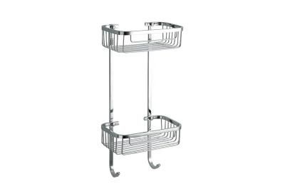 Stainless Steel Bathroom Accessories Shower Corner Shelf Hotel Bathroom Storage Organizer Shelf