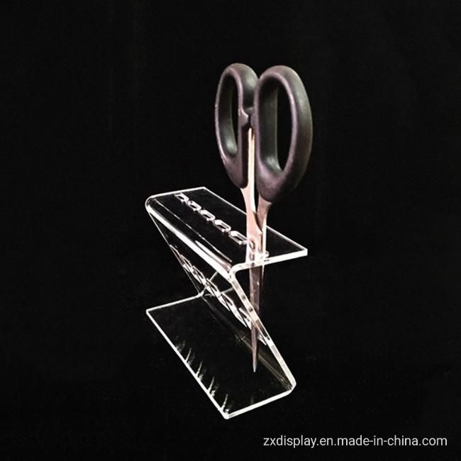 Customized Acrylic Scissors Stationery Display Stand for Store