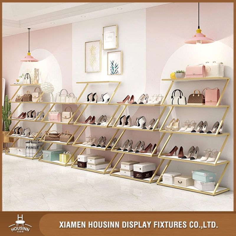 out Door Bag Display Wall Handbags Display Rack