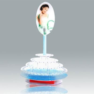Floor Standing LED Acrylic Display Toothbrush Stand Plexiglass 5 Tiers Toothpaste Display Rack