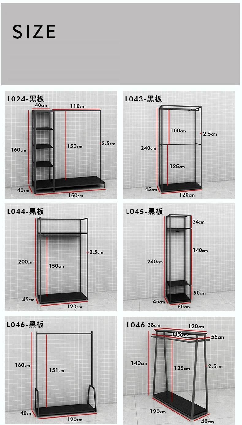 Wholesale Boutique Clothing Store Wall Furniture Display Apparel Display Racks