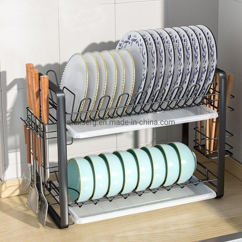 SS304 Dish Rack Multilayer Shelves