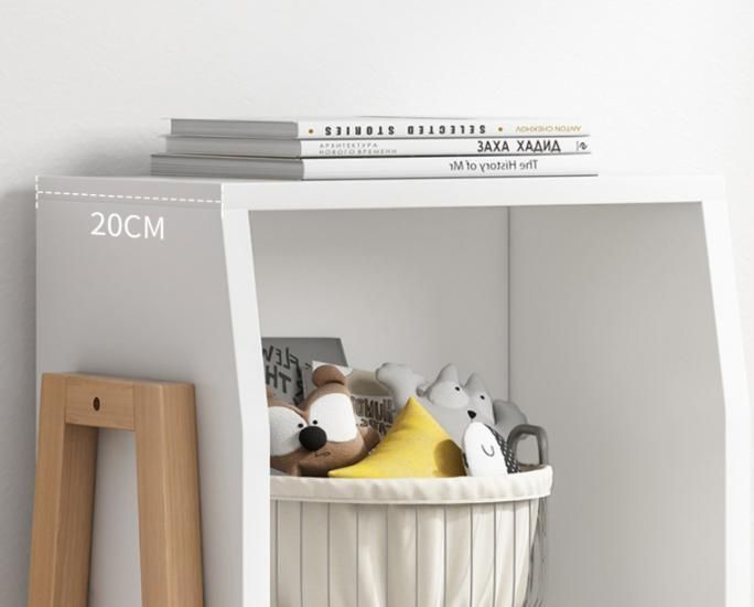 Solid Wood Shelf Floor Small Bookshelf Storage Rack