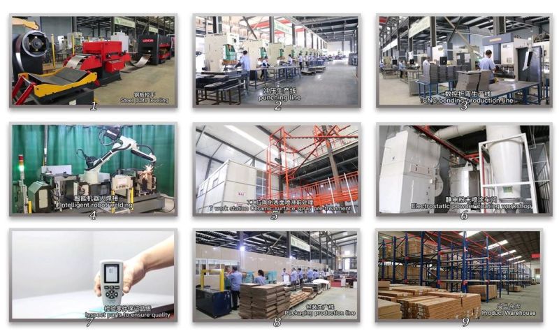 Steel Metal Shelves Can Be Used in Warehouse, Supermarket and Other Places.