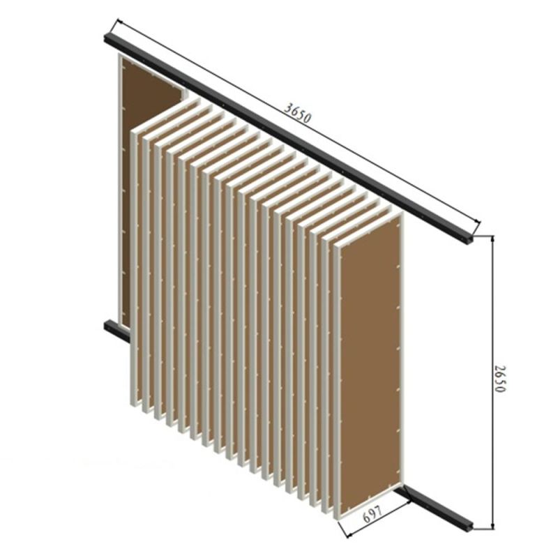 Perforating Rod Shelf Display Rack of Triangular Vertical Easel for Single and Double Side Sample of Ceramic Tile Exhibition Stand