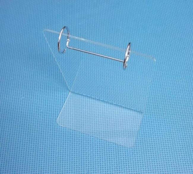 Slant Clear Acrylic Office Desk Calendar Display Stand