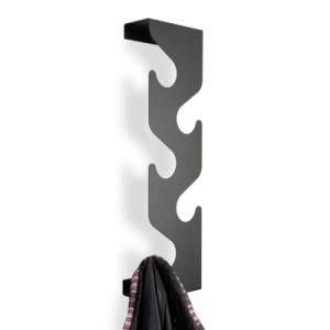 Modern Furniture Metal Black Coat Rack Shelving Hook Clothes Rack