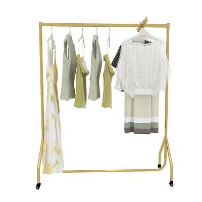 Clothes Display Stand Freestanding Metal Tube Frame Garment Display Rack