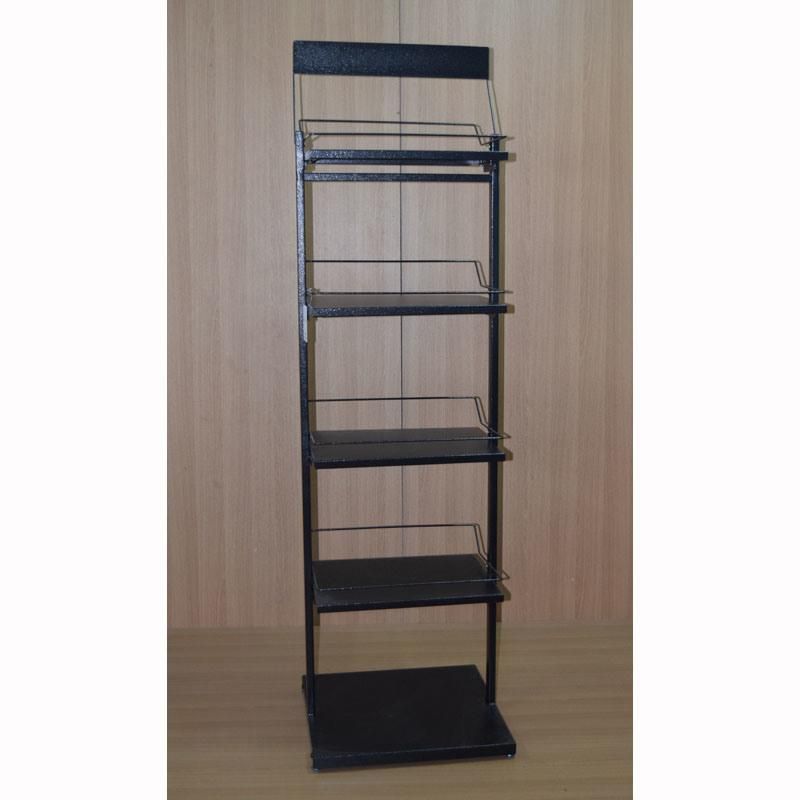 Floor Stand 5 Layers Shelf Metal Drinkware Display Rack (PHY3016)