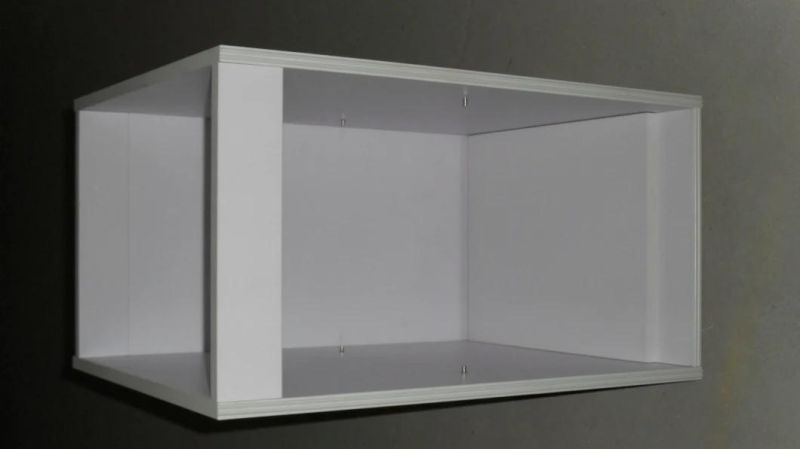 Modern Style Melamine MDF Pb Simple DIY Bookshelf
