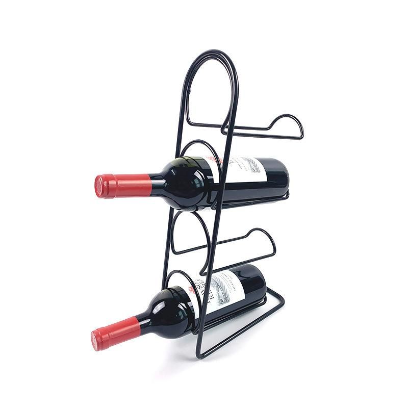 4 Bottle Metal Wine Rack