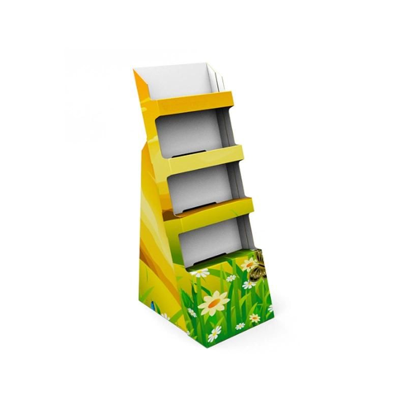 Custom Printed Design Cheap Cosmetic Book Display Stand