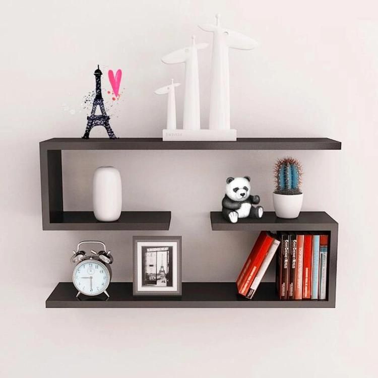 Wooden Creative Wall Decoration Bookshelf