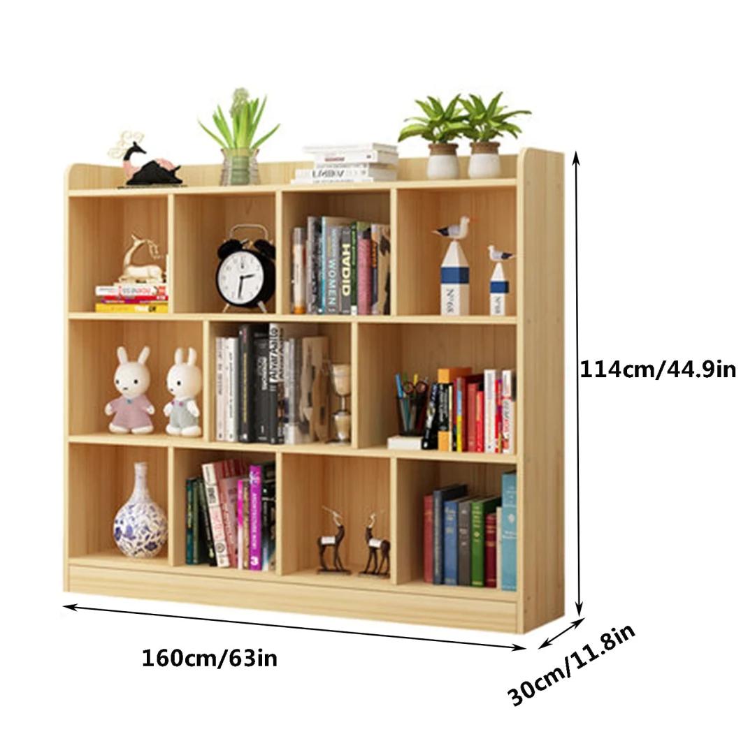 Office Storage Shelf Children′s Bookshelf Floor Bookcase Desktop Storage Shelf Home Student Living Room