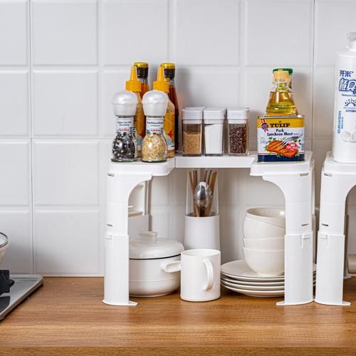 Kitchen Sink Storage Rack Telescopic Rack