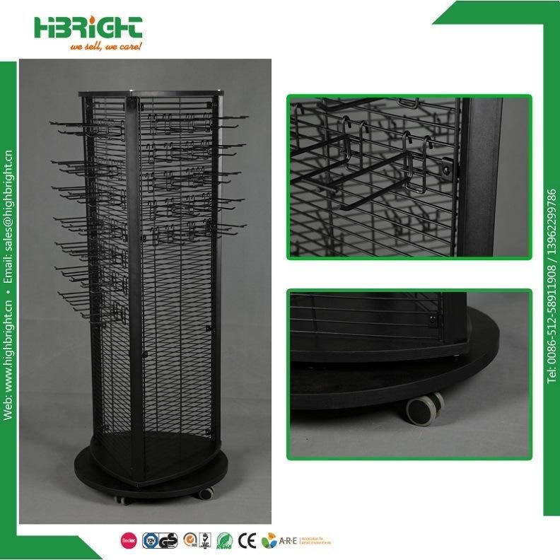 Metal Wire Spinner Display Rack for Hanging Items