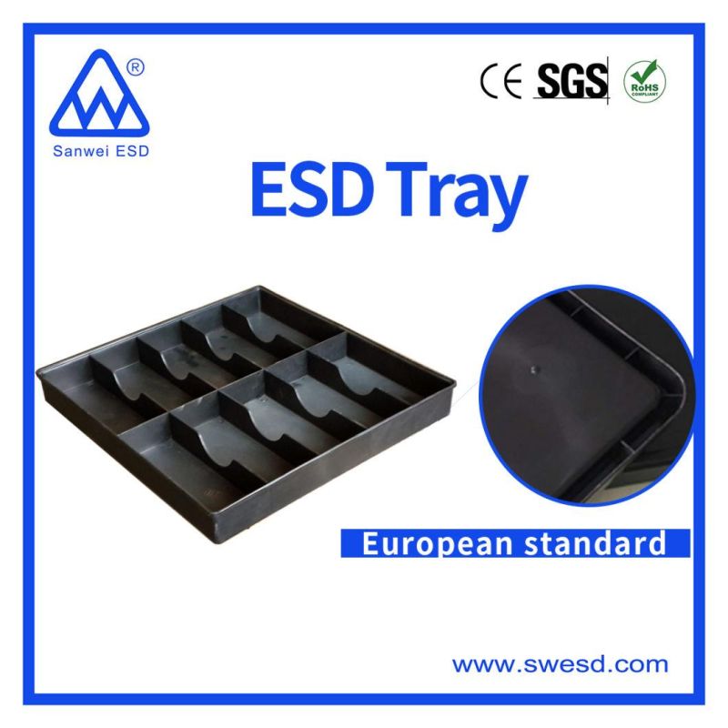Plastic Tray for Electronic Anti-Static Plastic Storage Tray ESD Tray for PCB