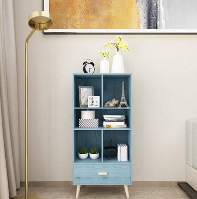 Simple Shelf Nordic Bookshelf Combination Bookcase