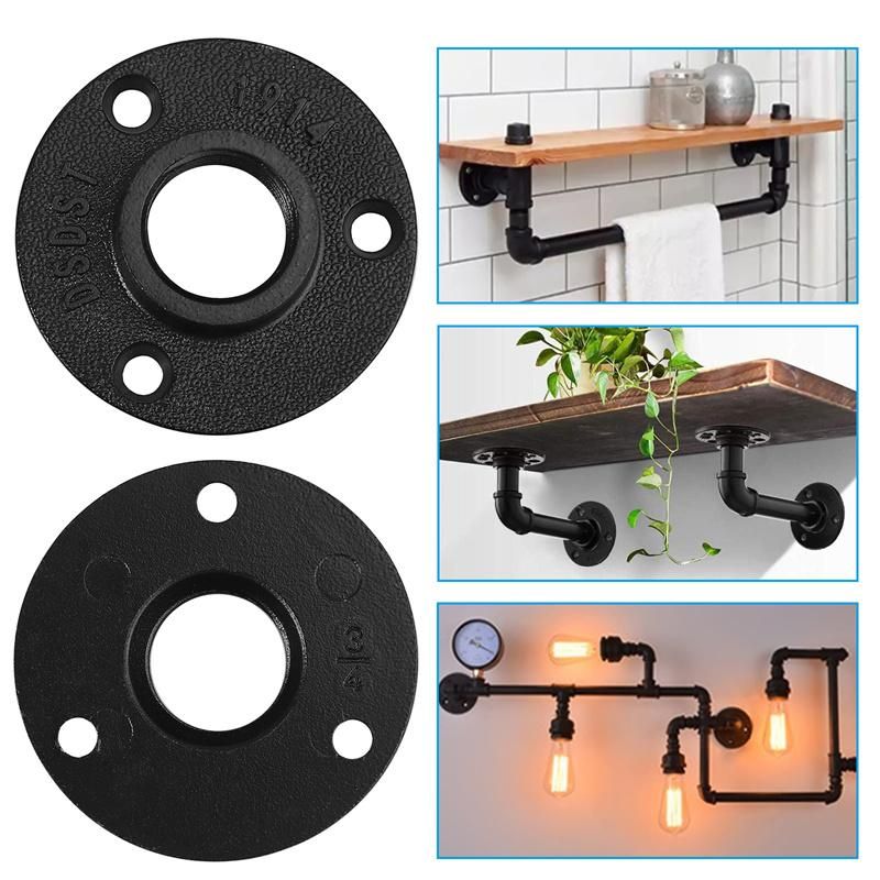 3 Holes Aluminum Alloy Floor Flange Used for Home Furniture