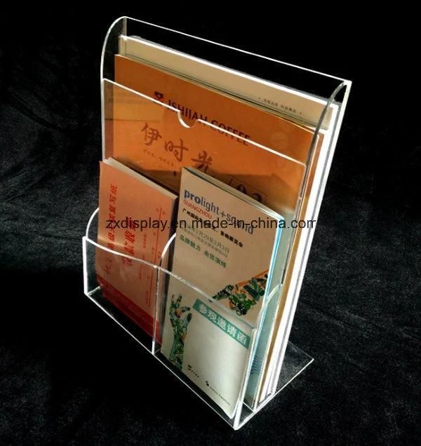 Tabletop Magazine Brochure Displays Rack Acrylic Document Stand