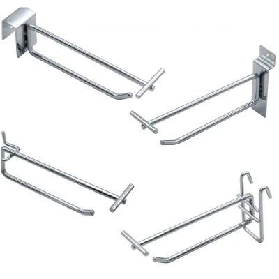 High Quality Double-Line Mesh Chrome Plated Metal Shelves Hook