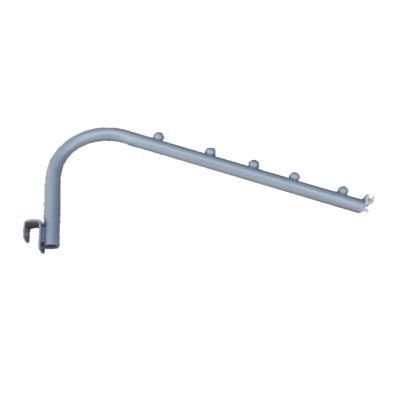 Metal Beam Chrome Swan-Neck Hook Zinc Supermarket Display Shelf Hooks