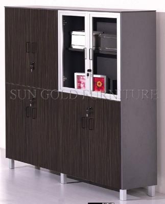 Divider Cabinet Furniture Wood Swing Door Cheap Bookcase (SZ-FCT604)
