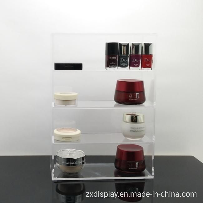 Bedroom 4 Layers Acrylic Makeup Cosmetic Storage Organizer Rack