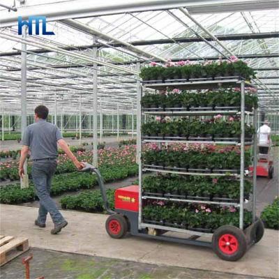 Large Commercial Metal Plant Flower Cart Display Rack