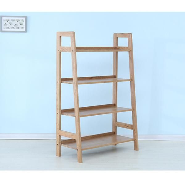 Solid Wood Norwegian Style Shelf Simple Bookshelf Storage Rack