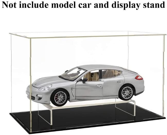 Clear Assemble Acrylic Display Case Dustproof Display Stand for Toys