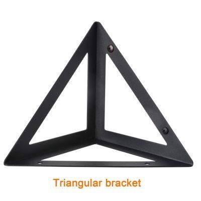 Iron Metal Decorative Floating Wall Shelf Brackets for Shelves Heavy Duty Strong Support Solid Triangle Bracket