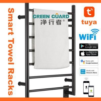 2022 New Design WiFi Control Towel Racks Tuya APP Control Warmer Rails Smart Heating Racks