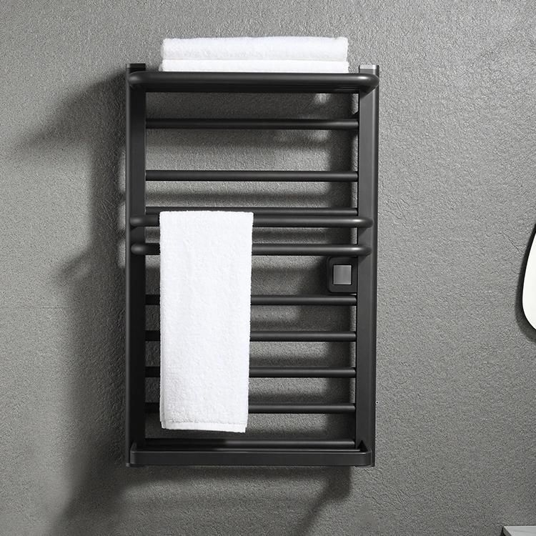 Kaiiy Factory Electric Towel Rack Towel Heater Bathroom Rack Towel with Shelf Wall Mounted