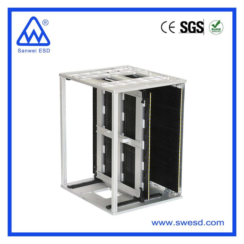 Aluminum Alloy Base ESD SMT PCB Storage Magazine Rack