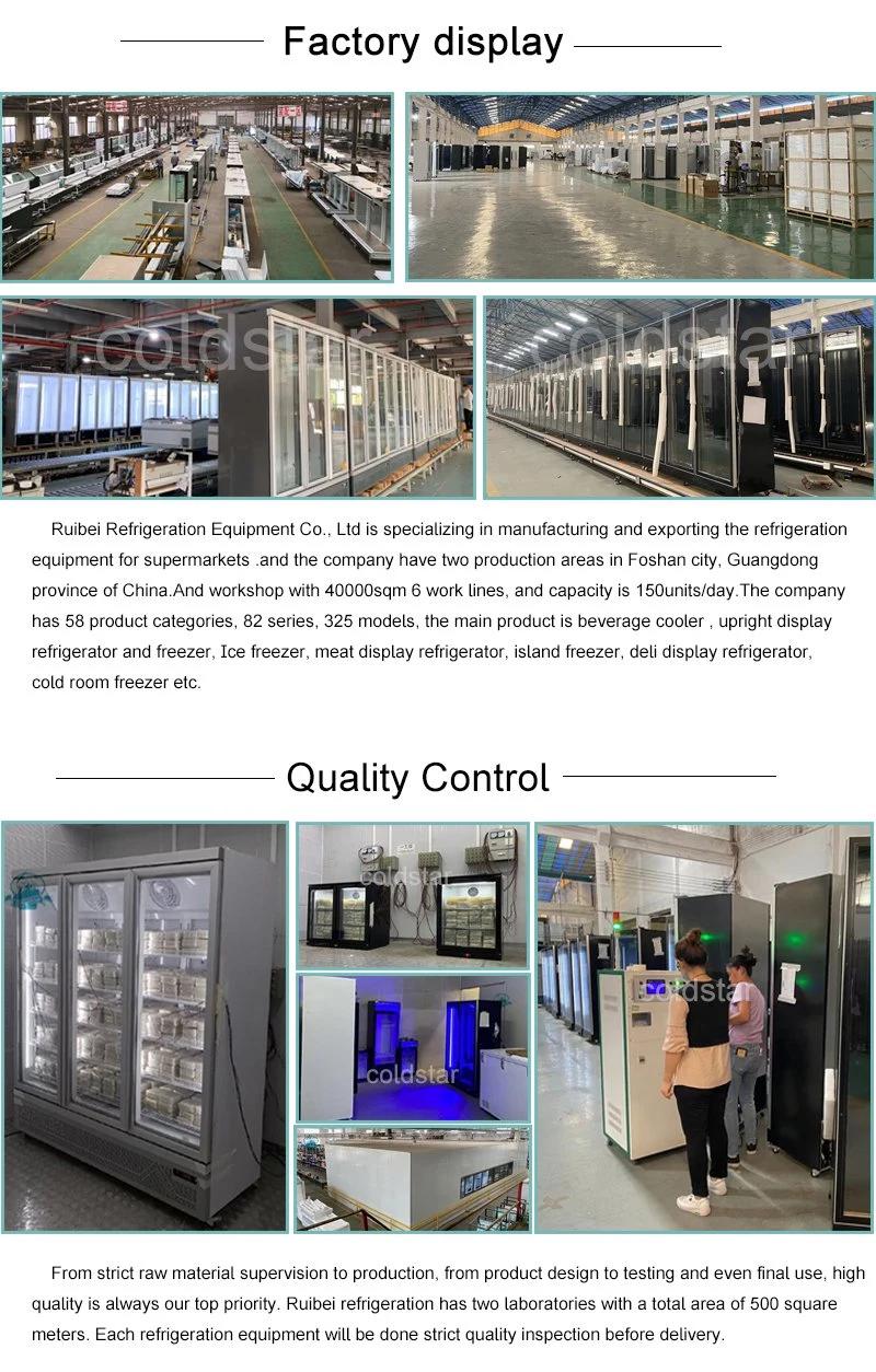 Supermarket Open Refrigerator Milk Yogurt Multi-Layer Refrigerated Display Rack