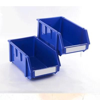 Industrial Stackable PP/HDPE Plastic Containers Hanging Bins for Wall Mounted Shelf Boltless Rivet Shelving
