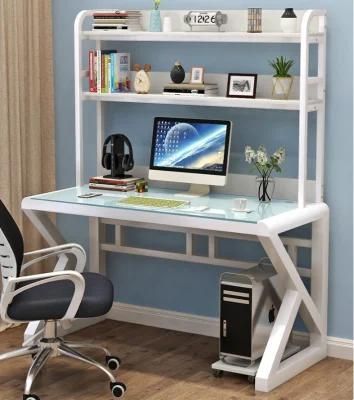 Computer Desktop Desk Desk Bookshelf Combination One Table Home Simple Bedroom Student Simple Office Writing Desk