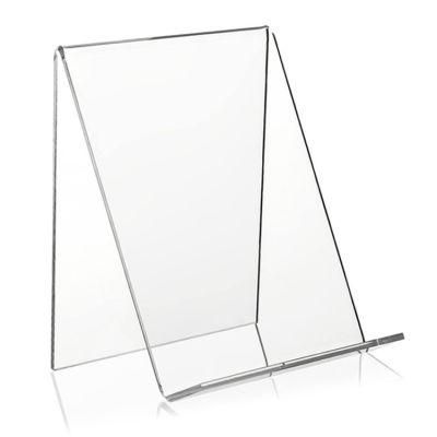 Acrylic Bookshelf Transparent Display Shelf Inclined Shelf Product Support on The Table