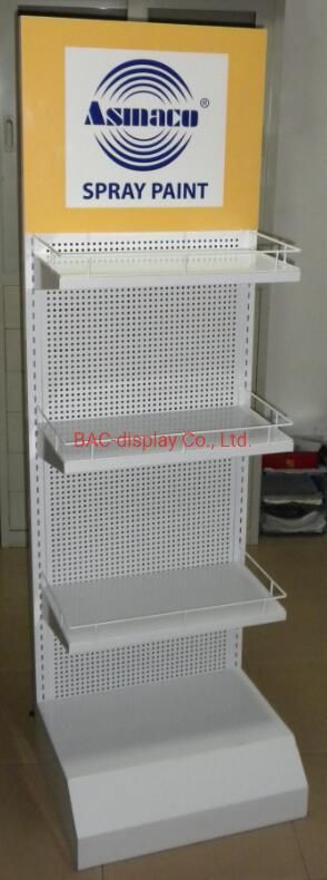 Factory Supply Panel Metal Shelf Perforated Display Rack