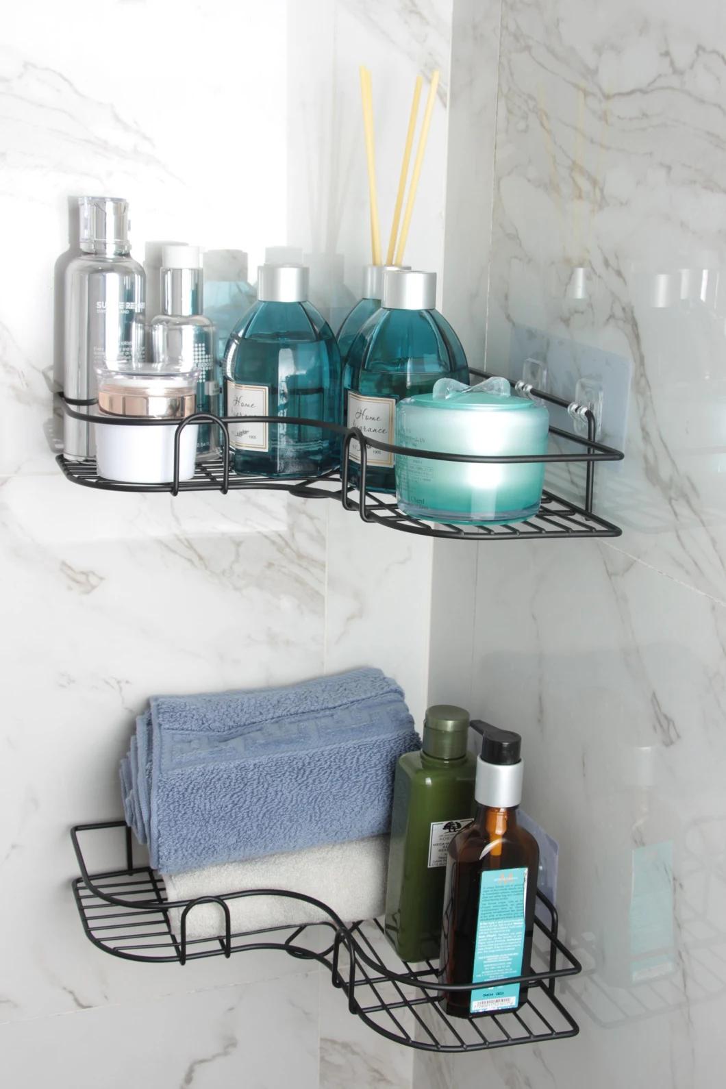 Self Adhesive Shelf Shower Corner Storage Rack