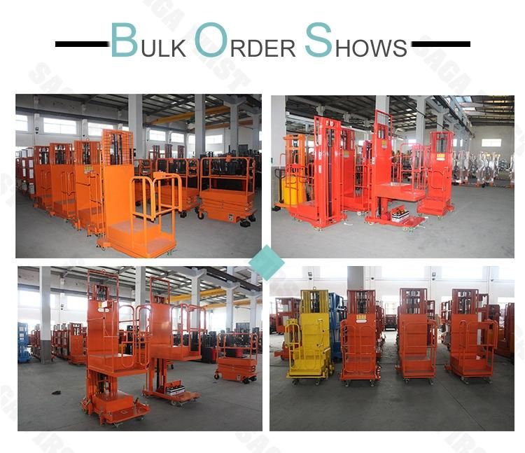 Used Warehouse Picking up Goods From Shelf Hydraulic Lift Machine Electric Order Picker