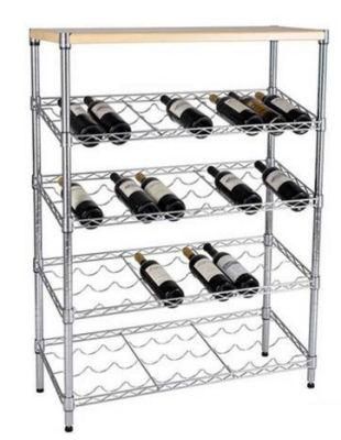 Metal Steel Wire Storage Store Cosmetic Cloth Exhibition Floor Supermarket Universal Gondola Wine Vegetable Display Stand Shelf Rack