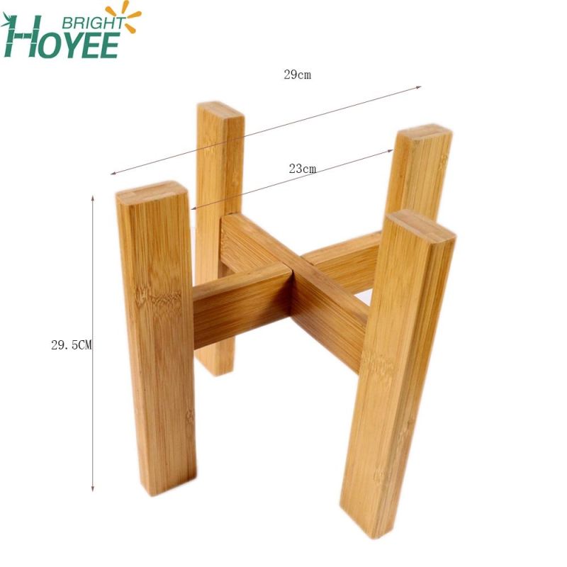 Foldable Plant Storage Garden Bamboo Flower Rack