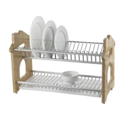 Home Kitchen Multifunctional Wooden Drain Dish Rack