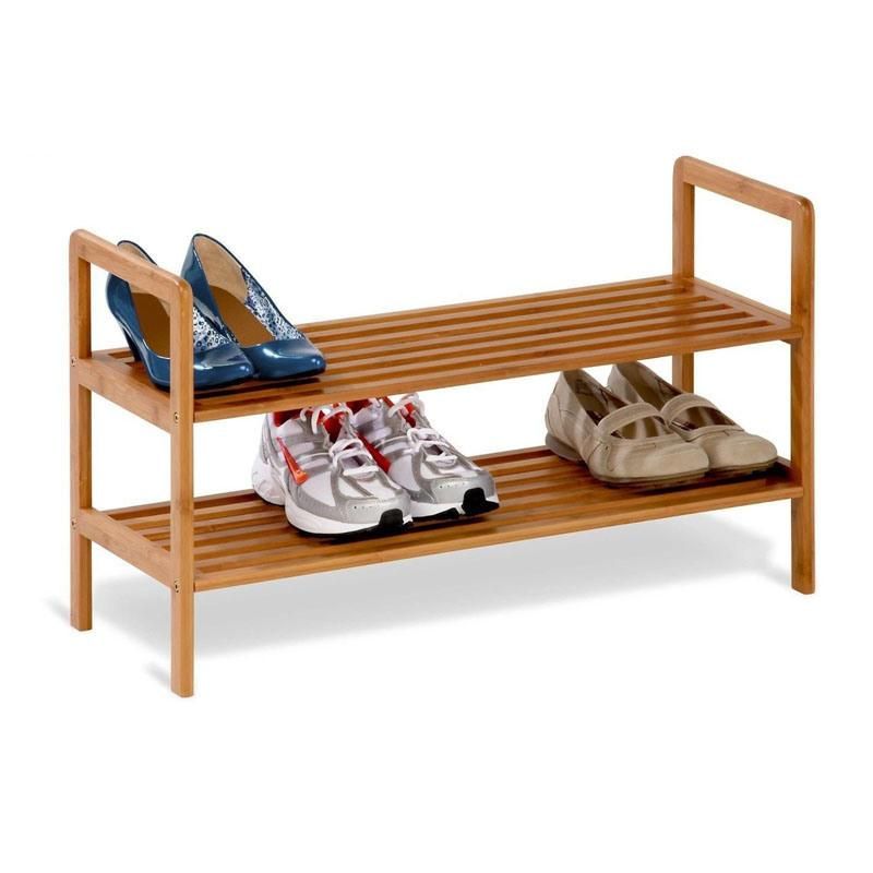 Hot Sale Bamboo Free Standing Shoes Storage Rack, Bamboo Shoe Bench Rack for Home