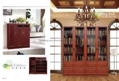 Customized Full Aluminum Bookshelf Bookcase No Formaldehyde Environmental Friendly