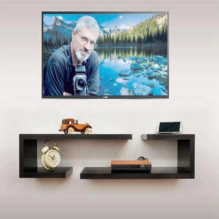 Wooden Creative Wall Decoration Bookshelf