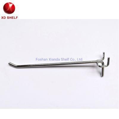 8inch Prong Peg Hook Chromed